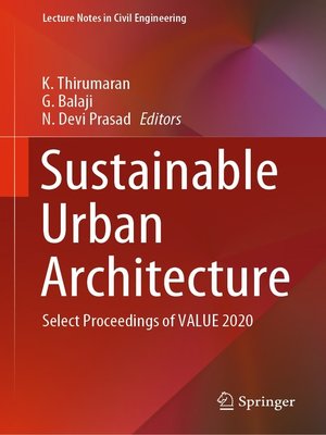 cover image of Sustainable Urban Architecture